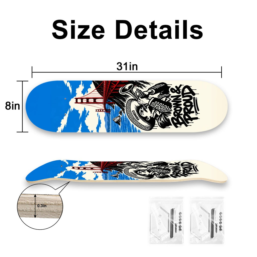 Brown & Proud Cali Mariachi Skateboard Deck