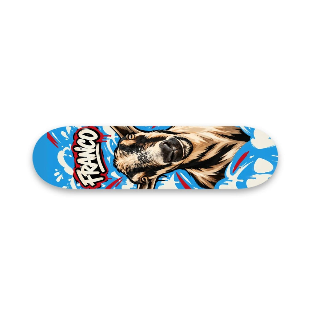 Goat Skateboard Deck Art