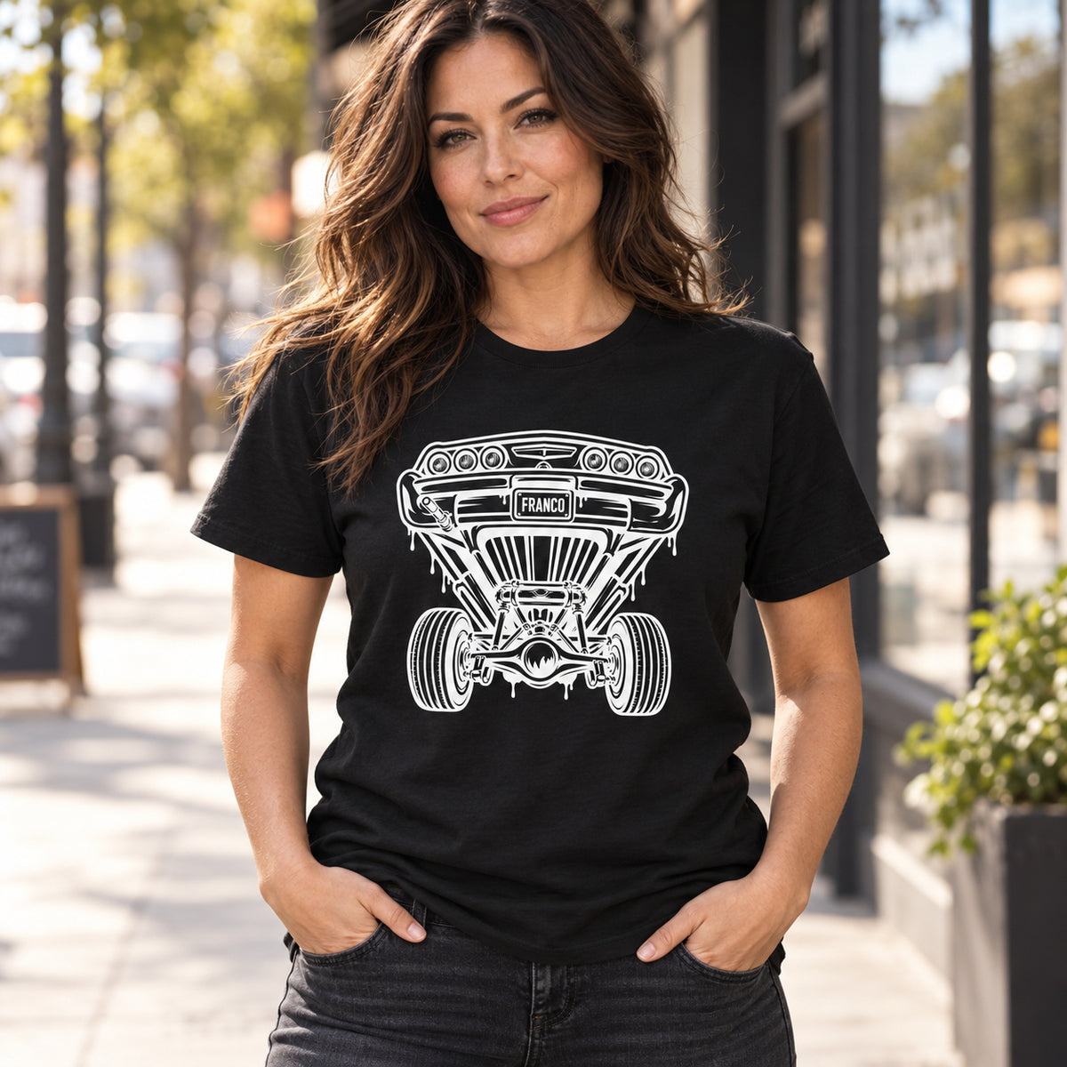 Lowrider Graffiti Graphic T-Shirt