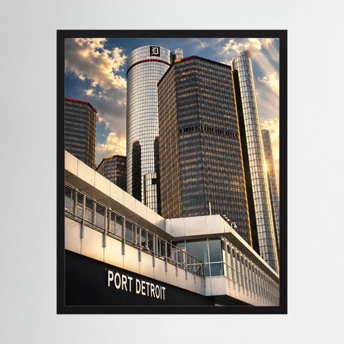 Detroit Rising – Port Detroit Cityscape Photography Print